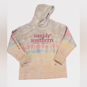 Simply Southern Tie-Dye Hoodie - Pink, Blue, Yellow